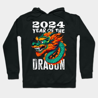 Chinese Lunar New Year of The Dragon 2024 - Happy New Year 2024 Hoodie